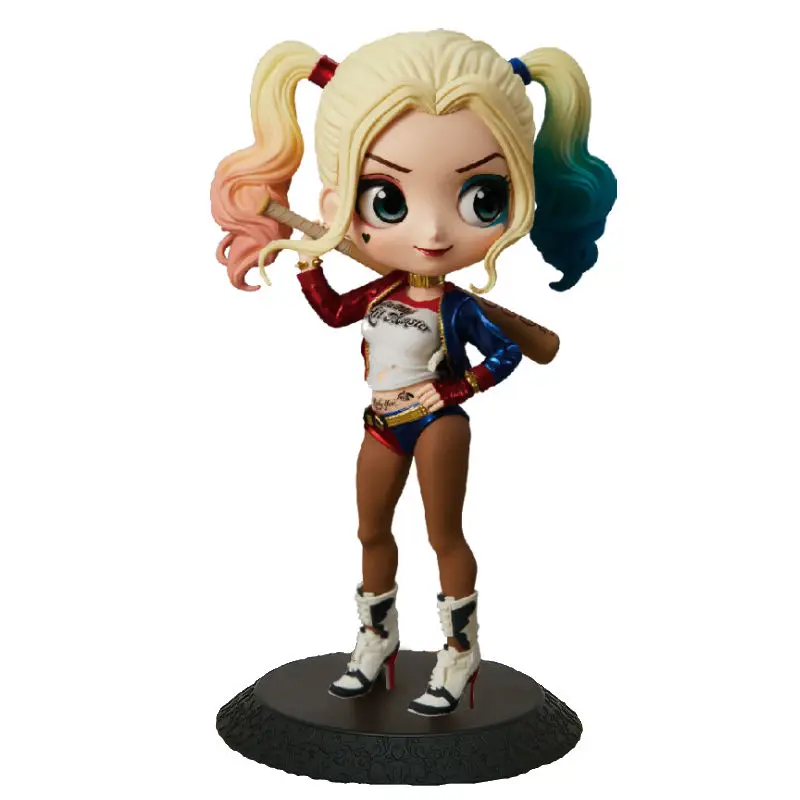 

Q posket Hot Batman Suicide Squad The Joker Harley Quinn Toys Figure