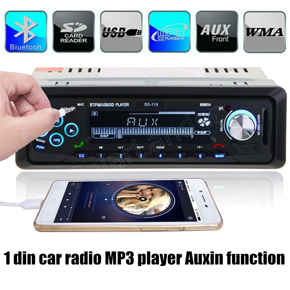 high quality Bluetooth Handsfree Car FM Radio Stereo Audio Music MP3