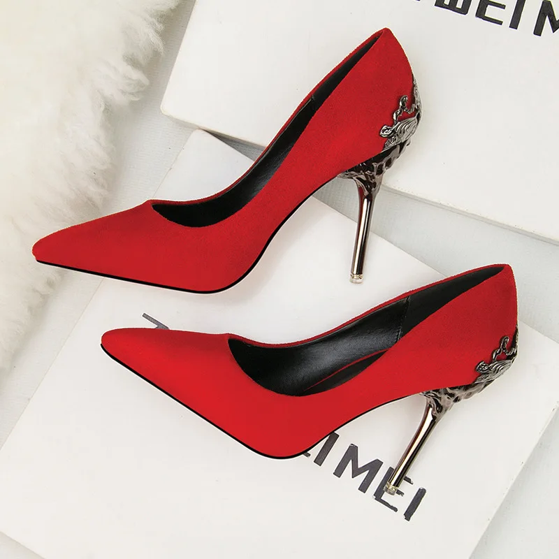Mariage Parti Mode Feminino rose Plus La Taille kaki Dames Pompes Bas Sapato Chaussures Noir Noir light argent Femmes Red gris vert Hauts Robe Zapatos De Talons Bureau rouge Rouge Gold rose O4qnO6a