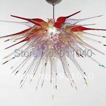 LR234-Free Бестселлер 60*60 см красная стеклянная люстра