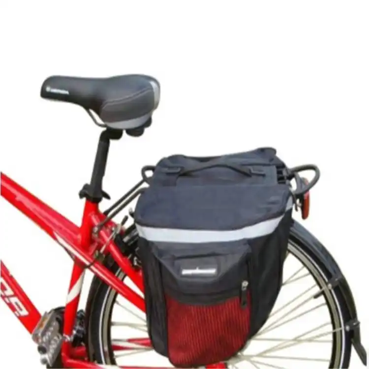 Pannier Bag-25L Waterproof Mountain Road Bicycle Bike Rack Rear Seat Tail Carrier Trunk Double Pannier Bag