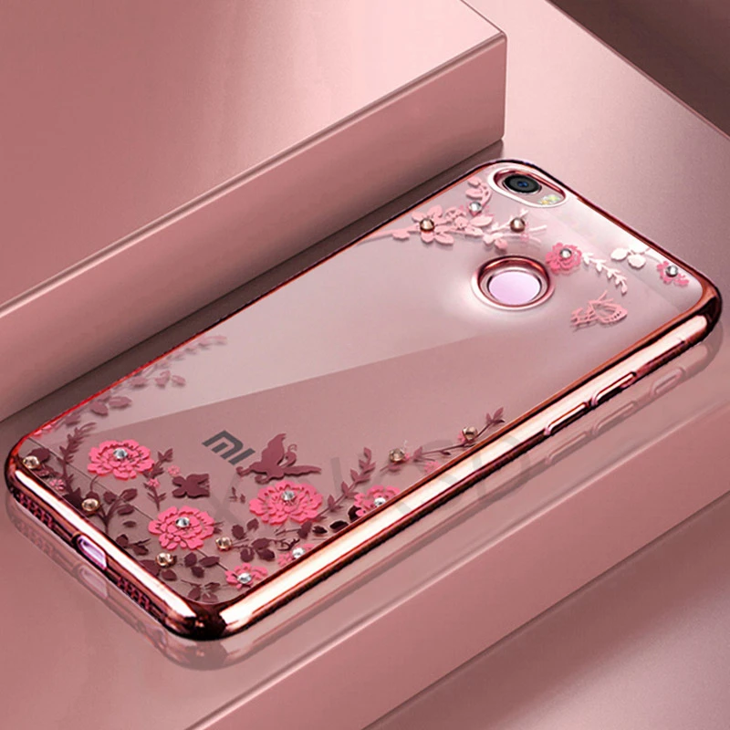 

Luxury Soft Diamond Silicon Cases for Xiaomi Redmi 3s 4X 4 Pro 4A Note 4X 5A 4 Case for Xiaomi Mi5X Mi A1 Mi6 Mi5 Mi5s Mi5c Case