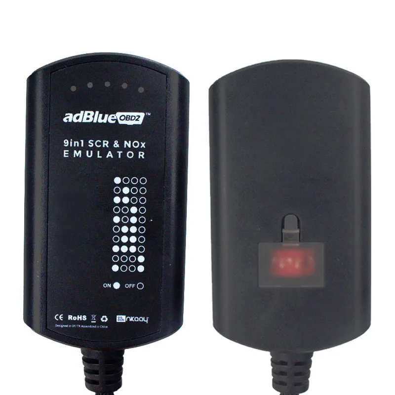 10 шт./лот Adblue 9 в 1 поддерживает EURO 4 & 5 с датчиком NOX Эмулятор коробка работает