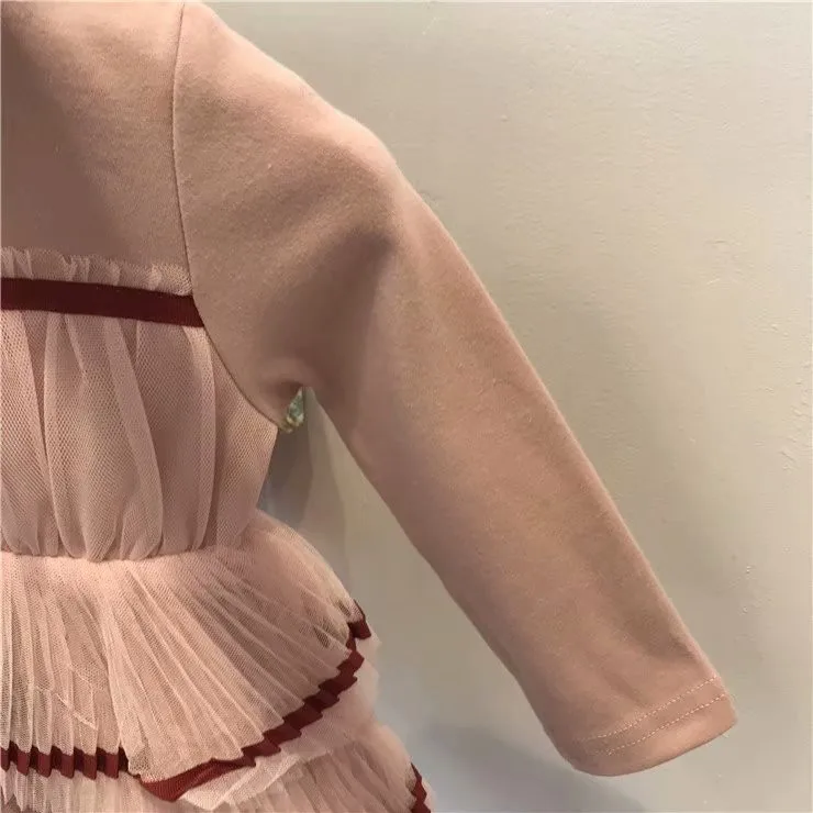 Baby Girl Party Dresses 2018 Winter Kids Thicken Dress Fashion Sweet Princess Dresses High-grade Children Belle Clothes 3 1 (5)