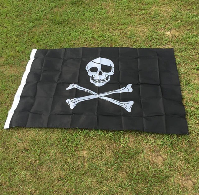 Pirates Skull Flag Banner Movie Cartoon Home Decoration Hanging Flag  90x150cm - AliExpress