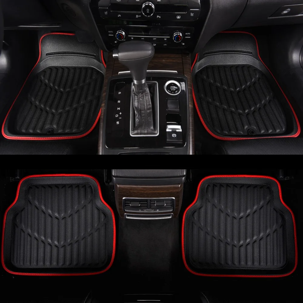 

Leather Car Floor Mats For Toyota Corolla 2007-2014 2015 2016 2017 2018 Custom Auto Foot Pads Automobile Carpet Cover