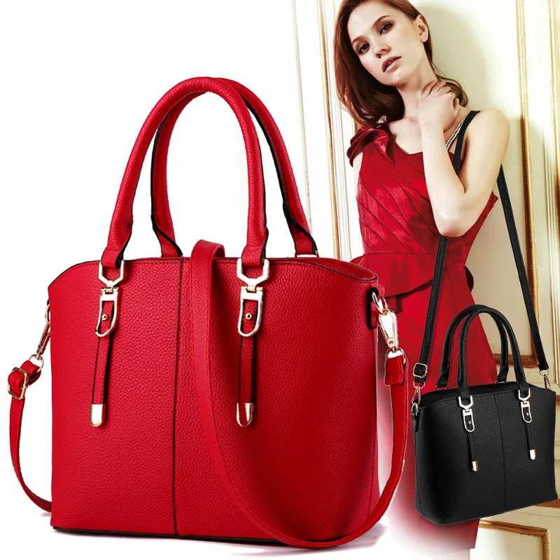 

Women Bags 2018 New Fashion Trend European And American Shunv Bao Sweet Solid Color Women's Handbags Shoulder Messenger Handbag