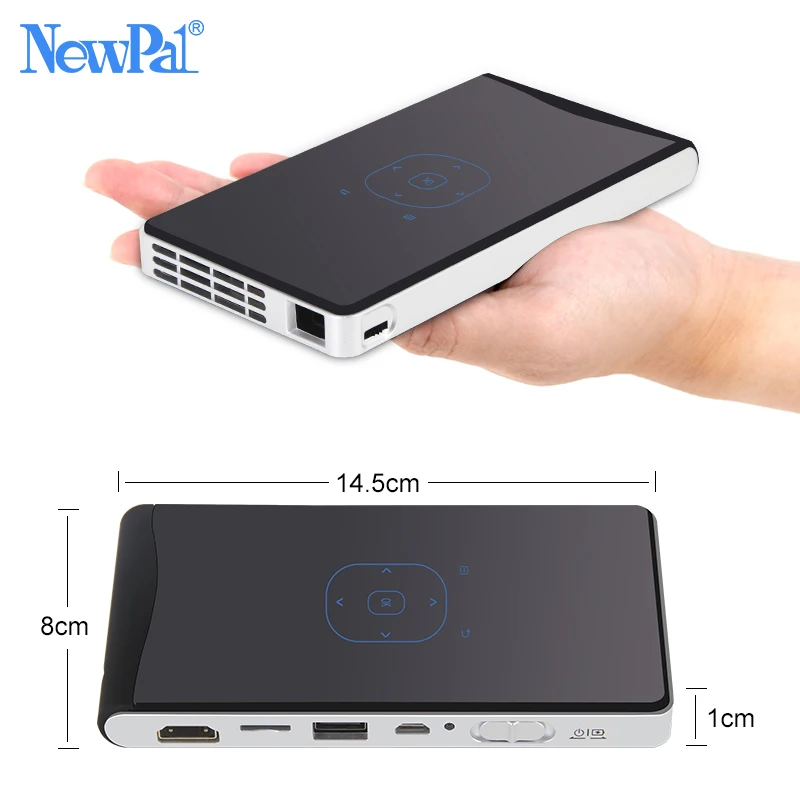 Mini DLP Projector Full HD 3D Projectors Handle 1080p Android WIFI Bluetooth Outdoor Home Theater Player Video Projector