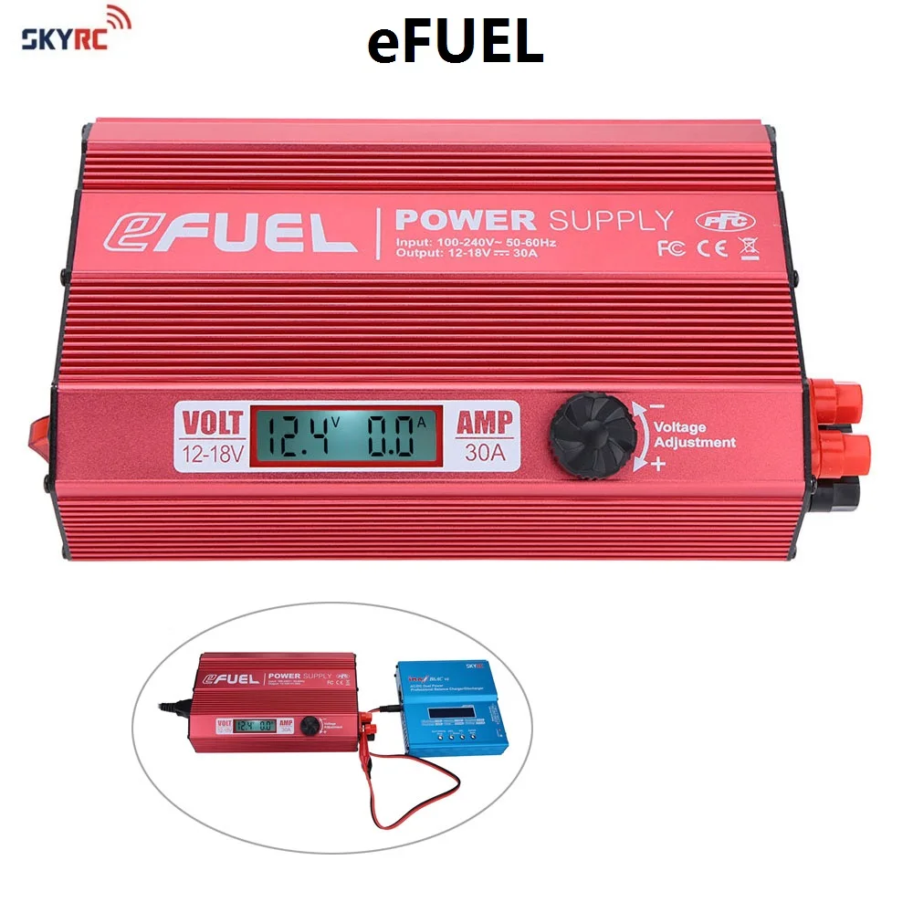 SKYRC eFUEL 30A AC 100-240V к DC 12-18V источник питания для радиоуправляемого вертолета зарядное устройство Новая версия