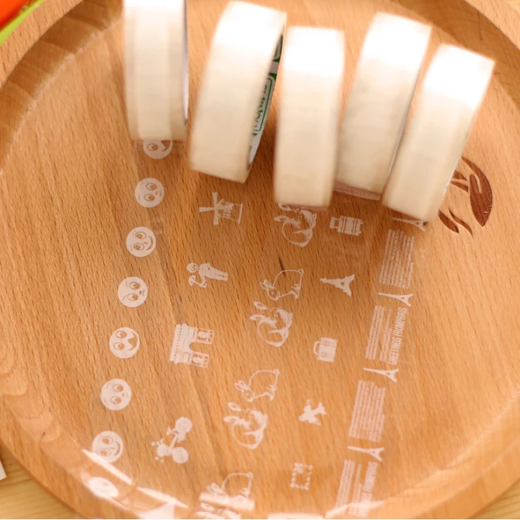 

5 pcs/lot Transparent Llace Bekyoot Washi Pvc Roll DIY Decor Scrapbooking Sticker Masking Tape Adhesive Random Pattern 10M
