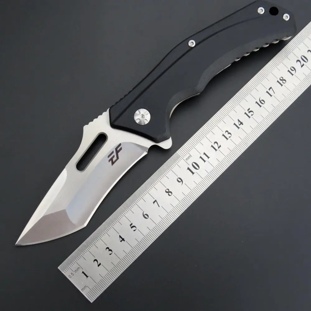 

Eafengrow EF27 58-60HRC D2 Blade G10 Handle Folding knife Survival Camping tool Hunting Pocket Knife tactical outdoor edc tool