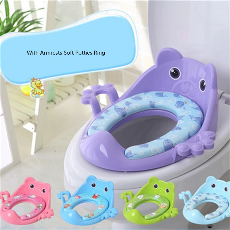 Baby Toilet Potties Children Potty Safe Seat With Armrests for Gril Boy