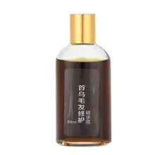 50ml Fleece-flower Root Hair Regrowth Essence Serum Unisex Anti Hair Loss Treatment Fast Hair Regrowing Strengthening