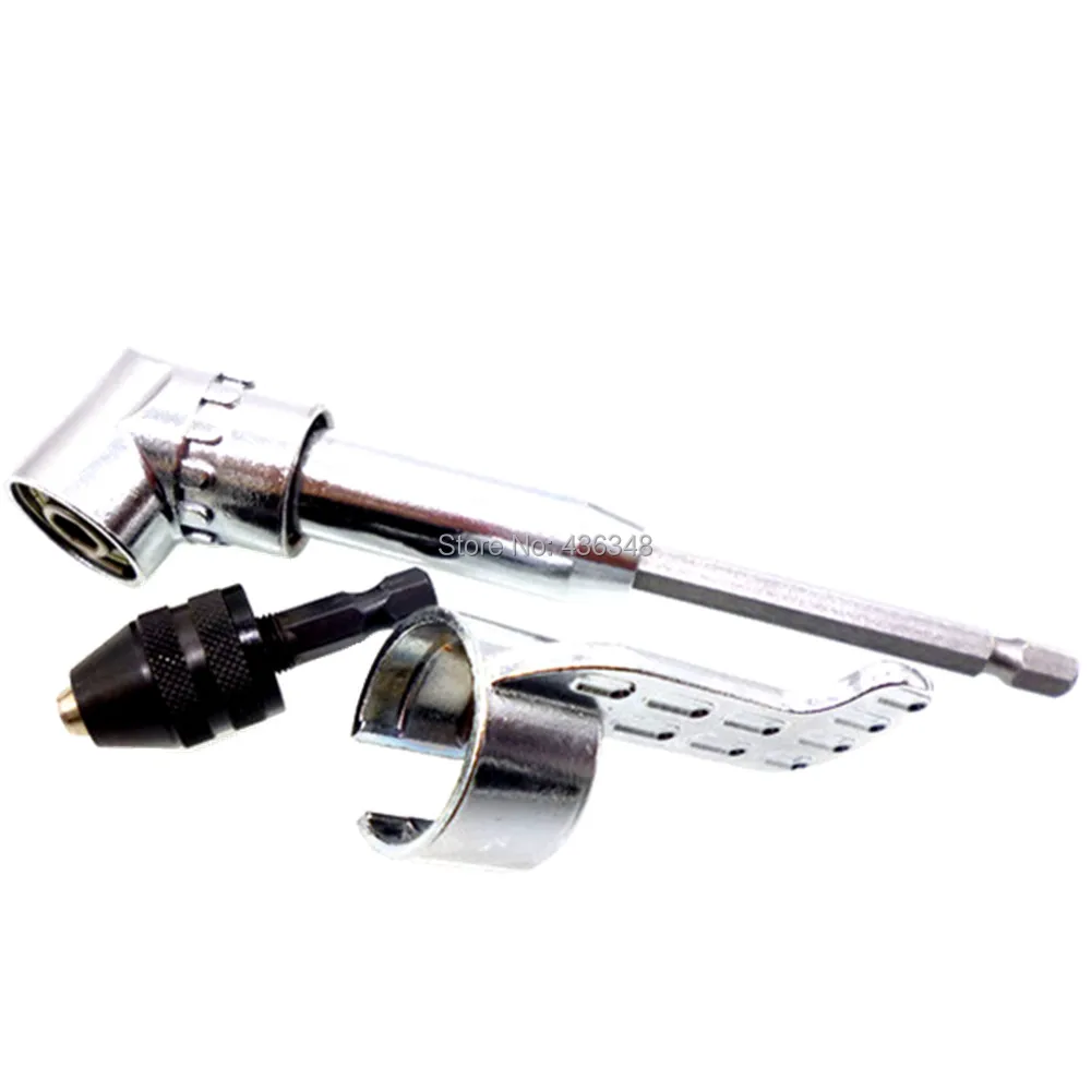 Screwdriver Hex Bit Angle Driver Angle Keyless Drill Chuck