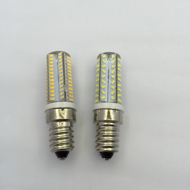 

Mini E14 3014 SMD Led Lamp 64/72/104LEDs Crystal Chandelier 220V Spotlight Silicone LED bulbs Pendant light
