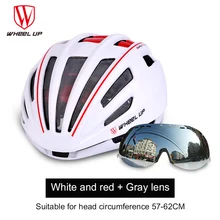 WHEEL UP Aerodynamic EPS Lens Cycling Helmet Ultra-Light Mountain Bike Helmet MTB Bicycle Helmet Bike Accessories