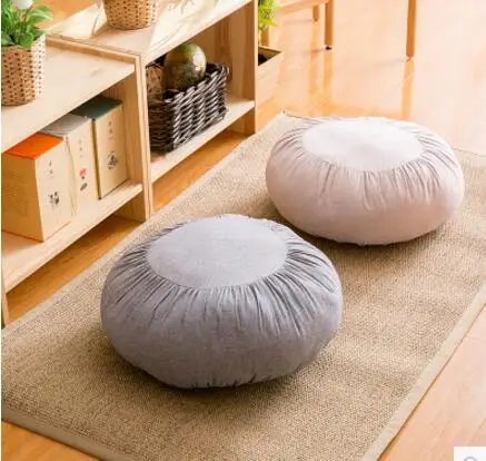 

Thickened futon cushion pillow round seat cushion tatami floor cushion yoga mat bay window pad home decoration
