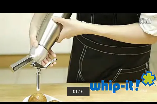 Whip Coffee Dessert Fresh Cream Butter Whipper Dispenser 500Ml Cream Gun High Grade Stainless Steel Cream Whipper