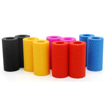 

Barbell Dumbbell Grips Thick Bar Handles Silicone Anti-slip Protect Pad Pull Up Weightlifting Grip Support