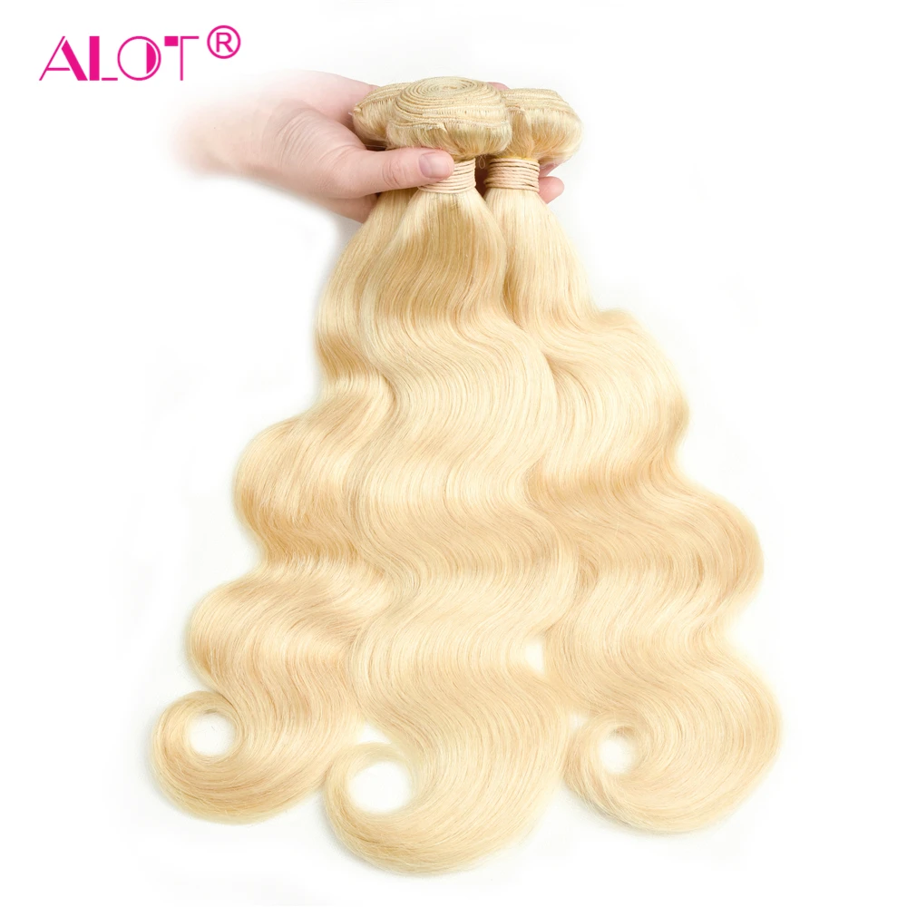 Alot 613 Brazilian Hair Weave Bundles With Frontal Human Hair 3 Bundles With Frontal Body Wave Blonde Bundle Deals With Closure Alot 613 Brazilian Hair Weave Bundles With Frontal Human Hair 3 Bundles With Frontal Body Wave Blonde Bundle Deals With Closure