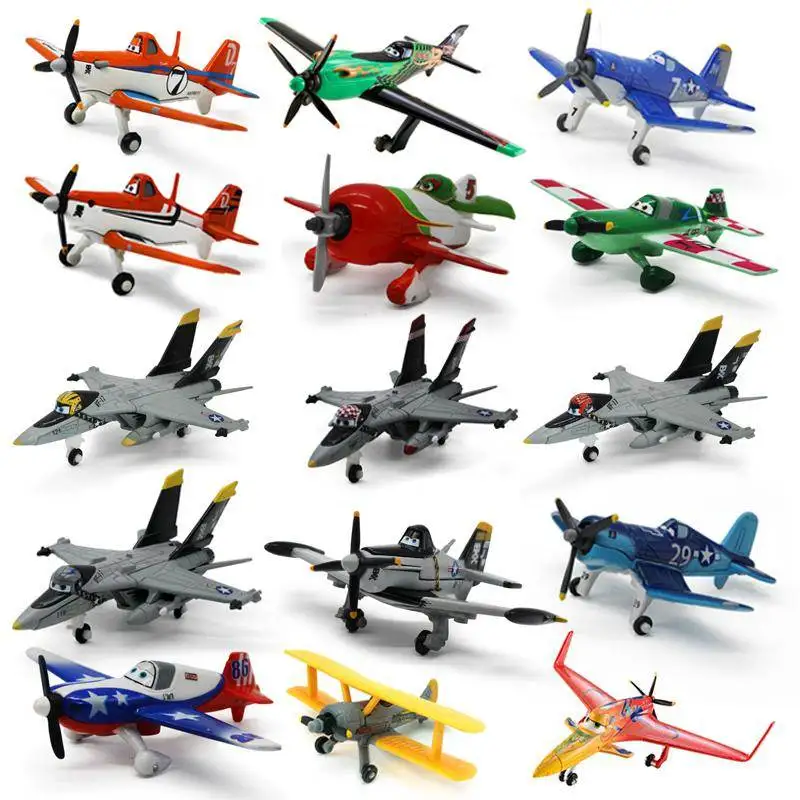 Disney Pixar Planes Rare 1 & 2 moulé sous pression en métal jouet modèle avion 1:55 lâche enfants garçons cadeau