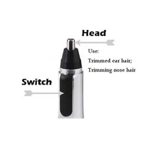 Микро-точность бровей Триммер для носа, ушей, кусачки Портативный бритья электробритва Уход за лицом уход за волосами косметические средства набор 2 шт./лот