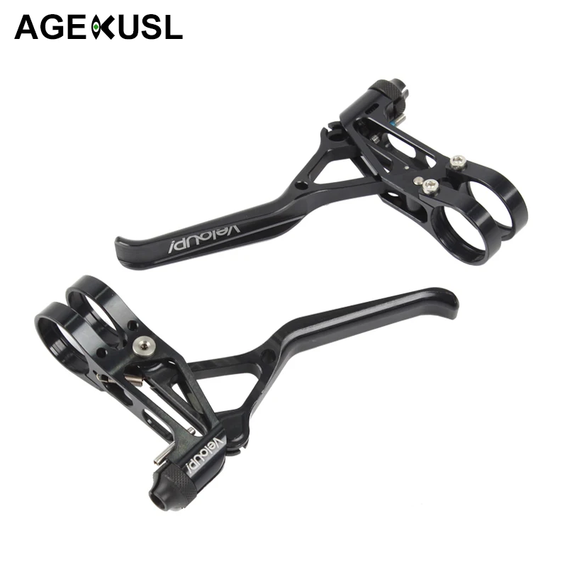 

AGEKEUSL 64g Lightweight Bike Brake Lever For Brompton Folding Bicycle V Brake CNC Cycling Road Bicycle Parts Accessories 1 Pair