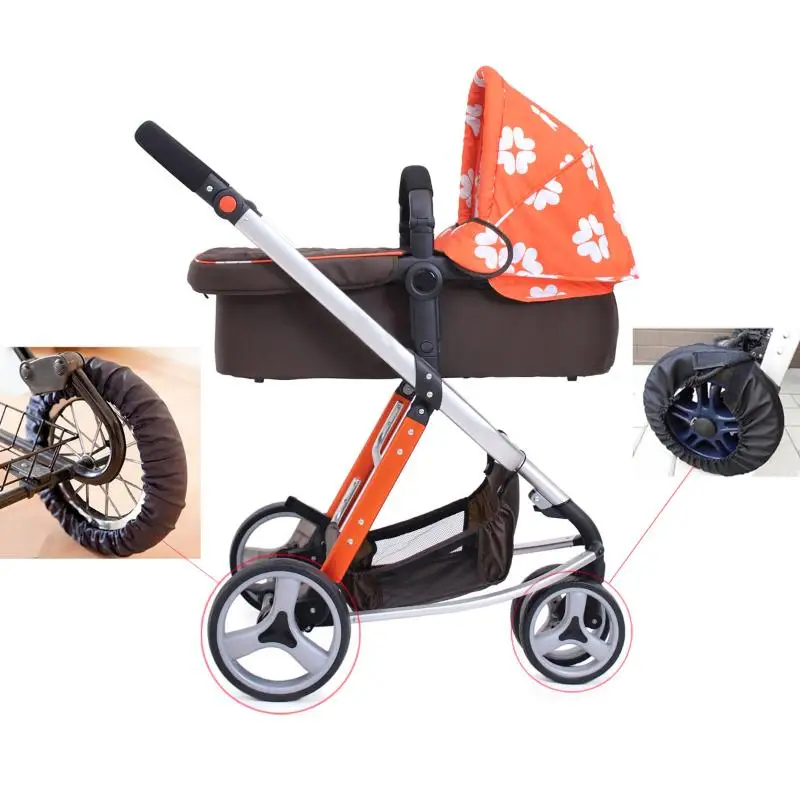 1 шт. Детские Чехлы для колес коляски, детские коляски, Нескользящие протекторы