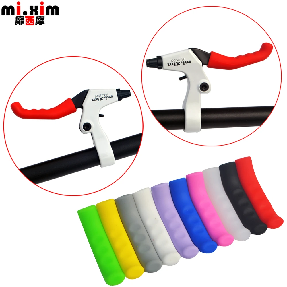 mi xim mtb bisiklet renkli fren kolu kavrama bisiklet fren kolu koruyucu bisiklet el freni kolu kapak shimano sram icin dev cycling brake lever brake levercycling brake aliexpress
