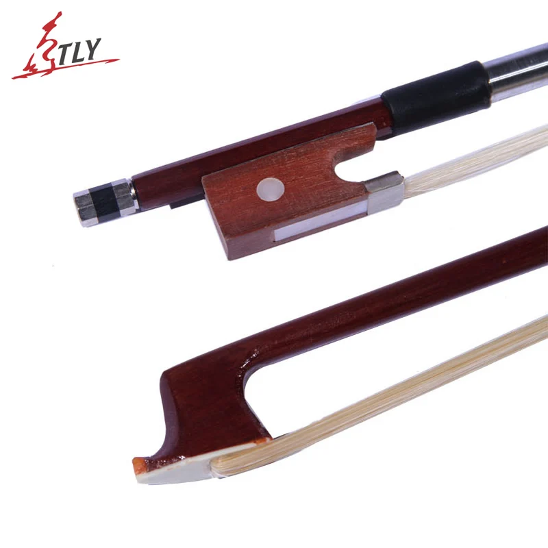 1 Pz Arco Per Violino In Legno Brasiliano Giuggiola Rana Violino Arco 4/4 3/4 1/2 1/4 1/8 Accessori Per Violino