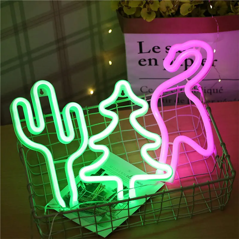 Fashion Colorful Neon Bat Led Neon Sign Light Holiday Xmas Party Wedding Decorations Kids Room Night Lamp Home Wall Decor Bar (1)