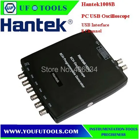 

High precision Hantek1008B 8CH USB Auto Scope/DAQ/8CH Generator 8 Channels Automotive Diagnostic Oscilloscope Hantek 1008B