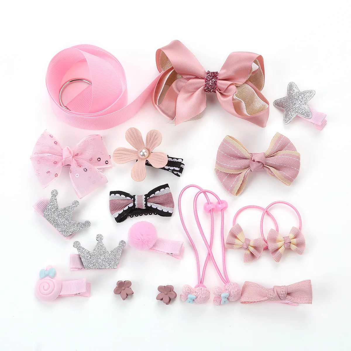 

1Set Flower Vision Pet Dog Hairpin Set Teddy Poodle Dog Clip Set Hair Accessories Hairpin pet wedding headdress
