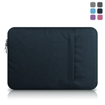 

2017 New Nylon Laptop Sleeve Bag Notebook Case Computer Smart Cover Solid Unisex Handbag 11" 13" 15" For Macbook Air Pro Retina
