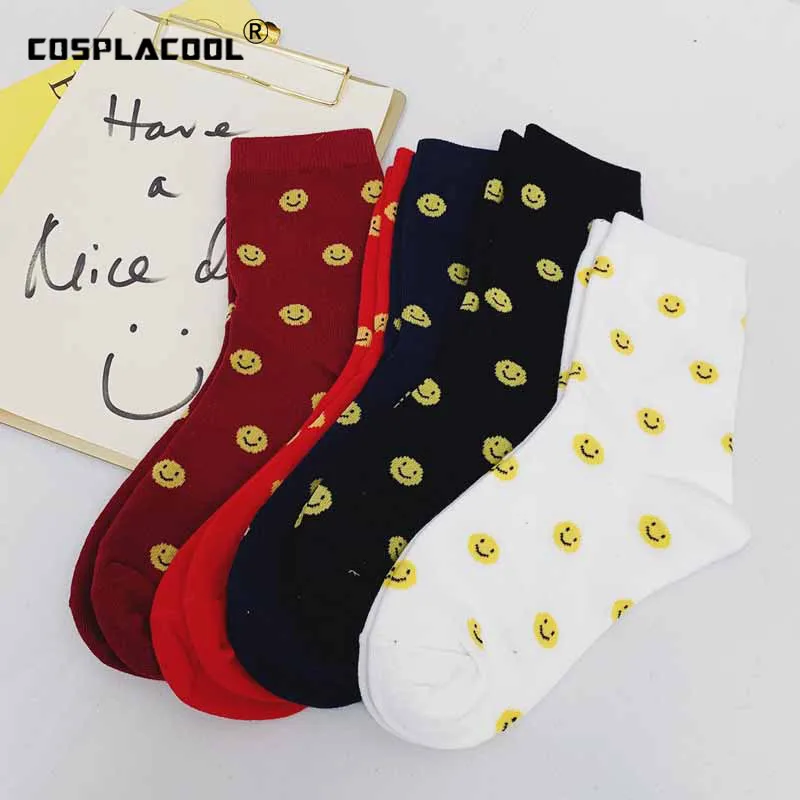 

[COSPLACOOL]1 Pair Harajuku Art Funny Socks Japanese Cute Creative Meias Feminino Kawaii Socks Women Lovely Skarpetki Sokken