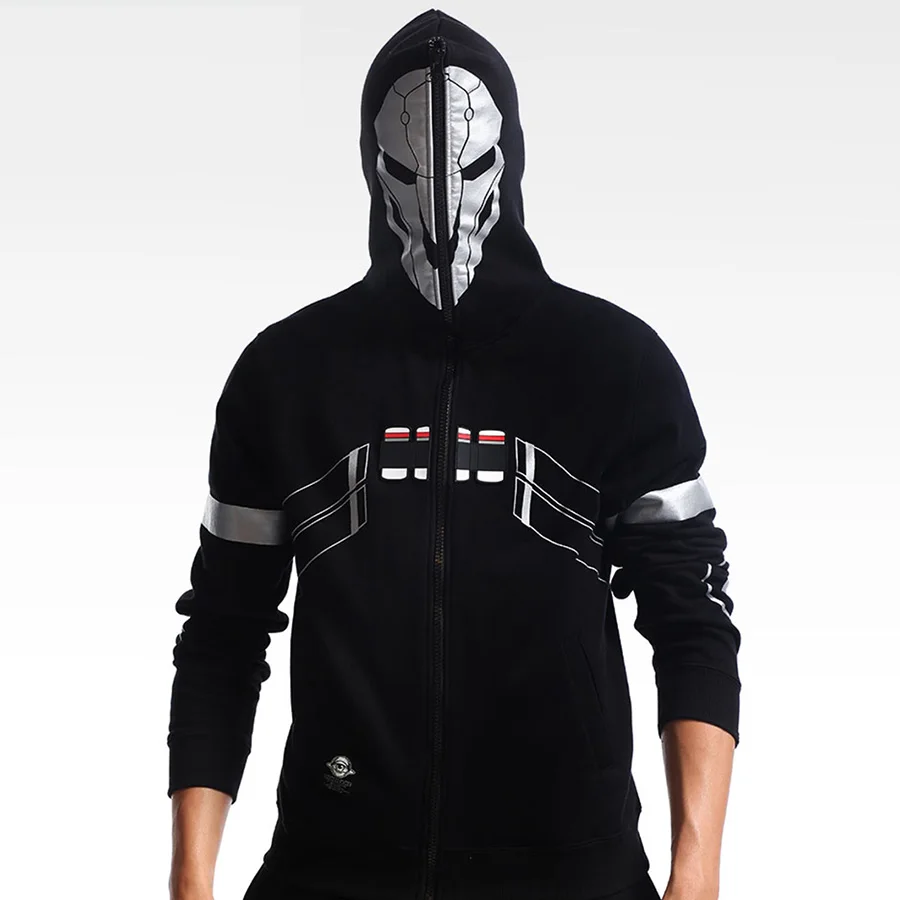 

Game Watch Over Coat OW Reaper Hoodie Hanzo Hoody RoadHog Sweatshirt Personality Cosplay Casual Hoody Men Boy MALE Winter Spring