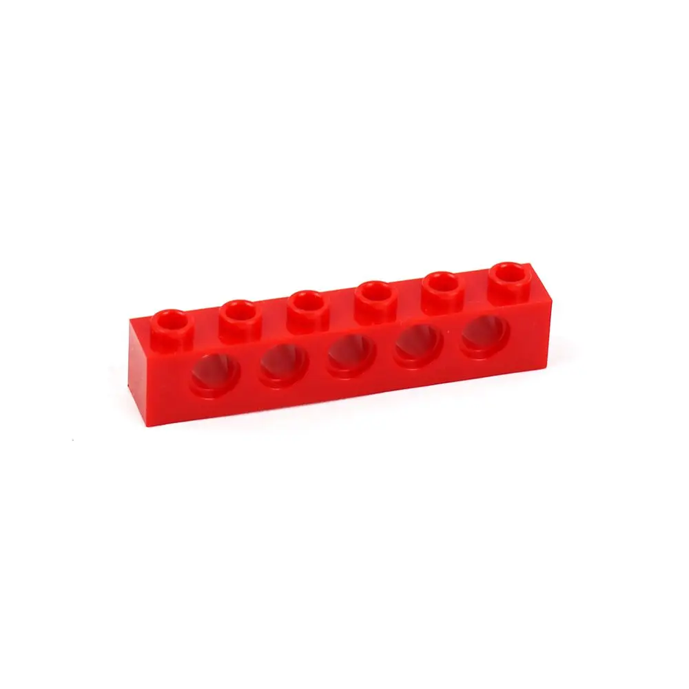 Городские строительные блоки Technic Brick 1x6 [5 отверстий] обучающие игрушки для детей