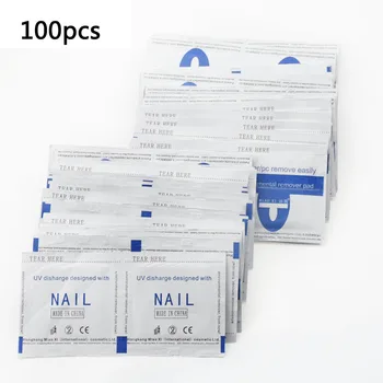 

50/100pcs Nail Polish Remover Wraps Manicure Nail Art Cleaner Nail Polish Remover Tools Manicure Accessories Easy Soak Off Remov