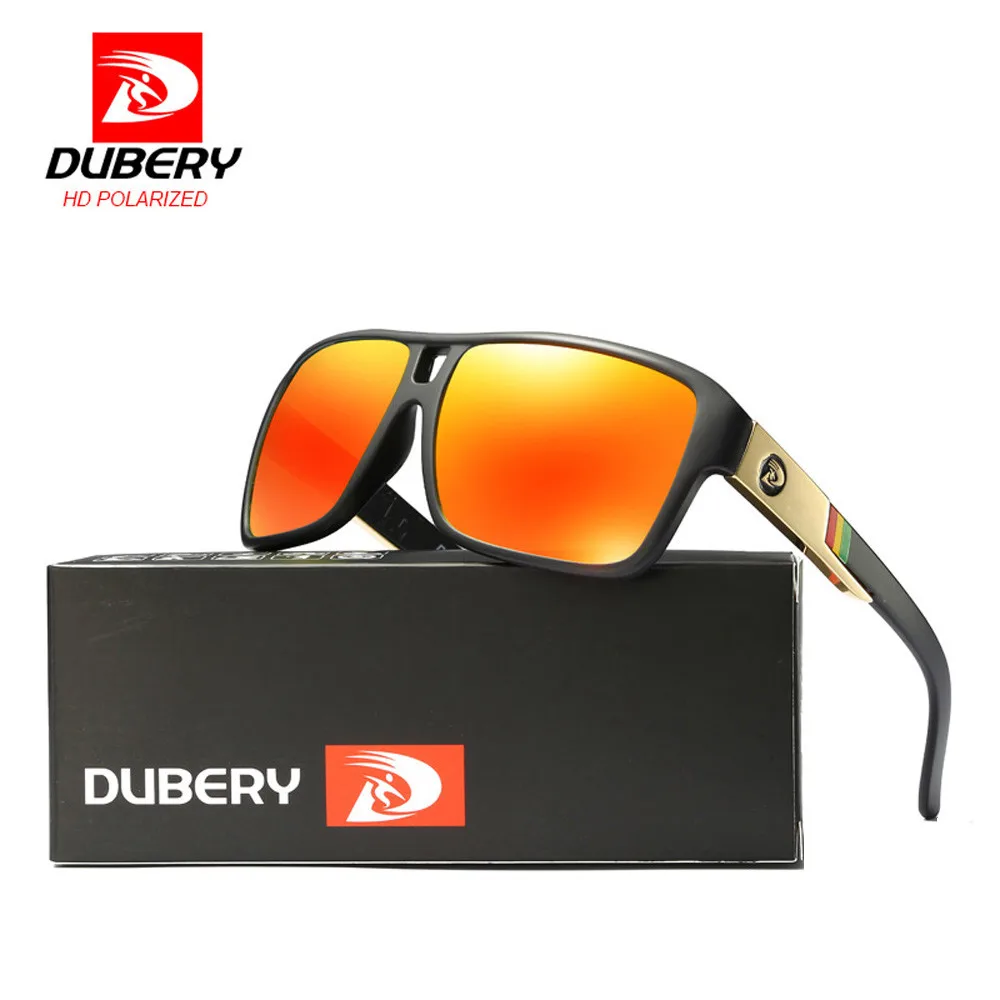 

DUBERY Men's Polarized Sunglasses Outdoor Driving Men Women Sport Glasses New Cycling Sunglasses Anti-UV Driver's Goggles