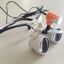 TAO'S 2.5x очки клип Бинокулярные стоматологические лупы хирургическая Лупа Лаборатория Медицинская Лупа с светодиодный фары GT140