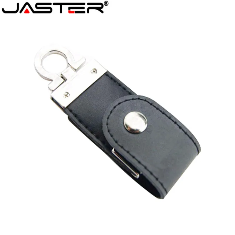JASTER оптовая продажа кожаный usb флэш накопитель меховой брелок флешки 8 ГБ 32