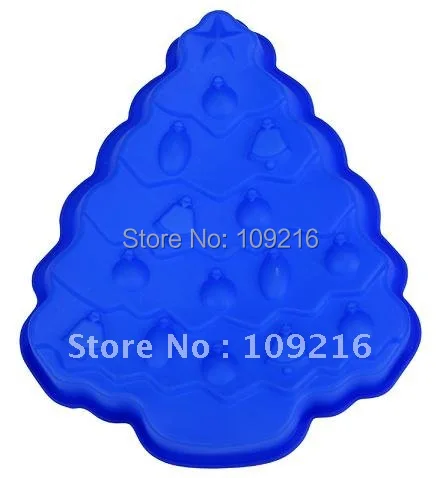 

1pcs Big Christmas Tree (C1005) Green Good Quality 100% Food Grade Silicone Cake/Chocolate/ Ice /Muffin Cupcake Pan DIY mold