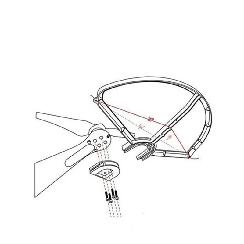 RC Quadcopter Spare Parts Prop Protector Protective Cover Set For DJI Phantom 1/2/3 RC Helicopter Camera Drone Accessories