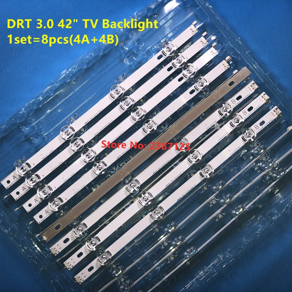 8 шт. светодиодный Подсветка полосы для 42LB653V 42LF560V 42LF562V 42LF564V DRT 3,0 42 A/B 6916L-1956C 6916L-1957C 6916L-1709B 6916L-1710B