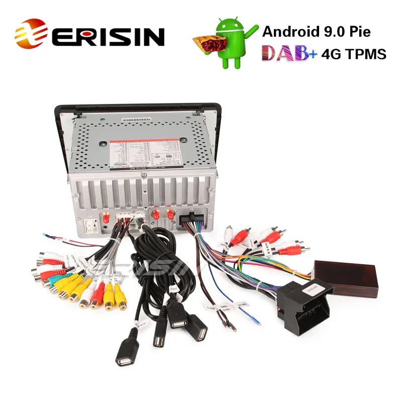 Top Erisin ES4973A 7" Android 9.0 DAB+ 4G Car Radio GPS SWC BT SatNav Wifi DVR for AUDI A3 S3 RS3 RNSE-PU 5