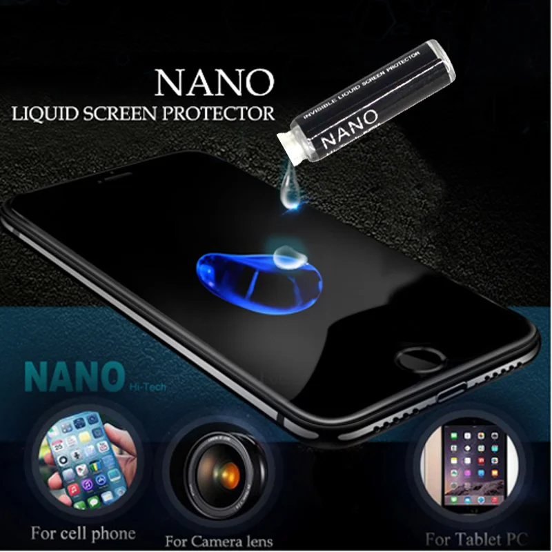 

All Phone Universal NANO Liquid Screen Protector for IPhone X 8 + 5T Invisible Full Cover Film for Samsung S10 S7 S8 S9