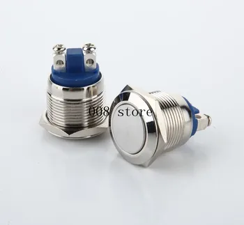 

19mm GQ19F-10/S Momentary Stainless Steel Metal Momentary Push Button Switch IP65