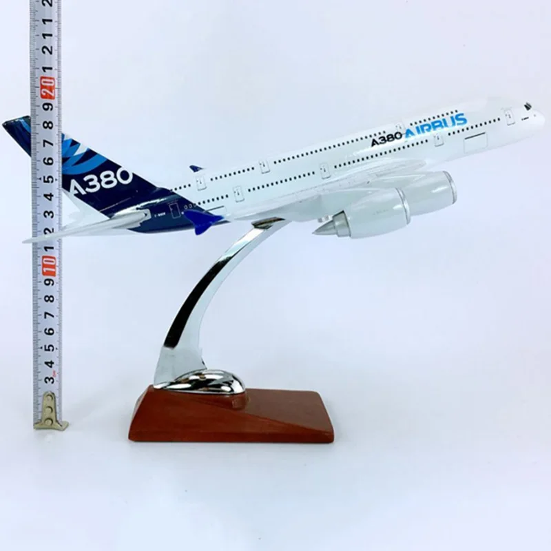 30 см 1:250 Airbus A380-800 Модель Прототип самолета с базовым сплавом самолет коллекция дисплей игрушка Коллекция украшения