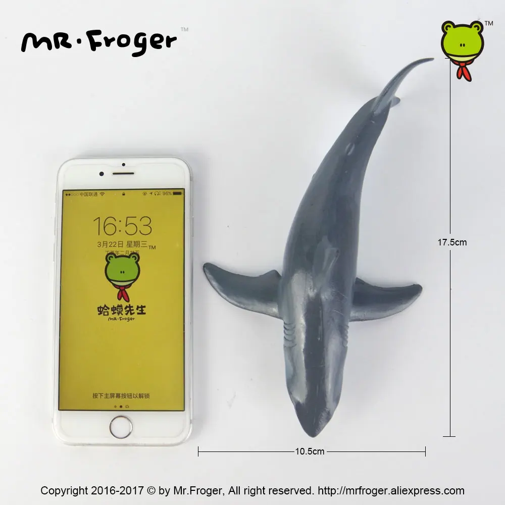 Игрушечная модель Мистер Froger Shark милая имитация челюсти морская жизнь животные в