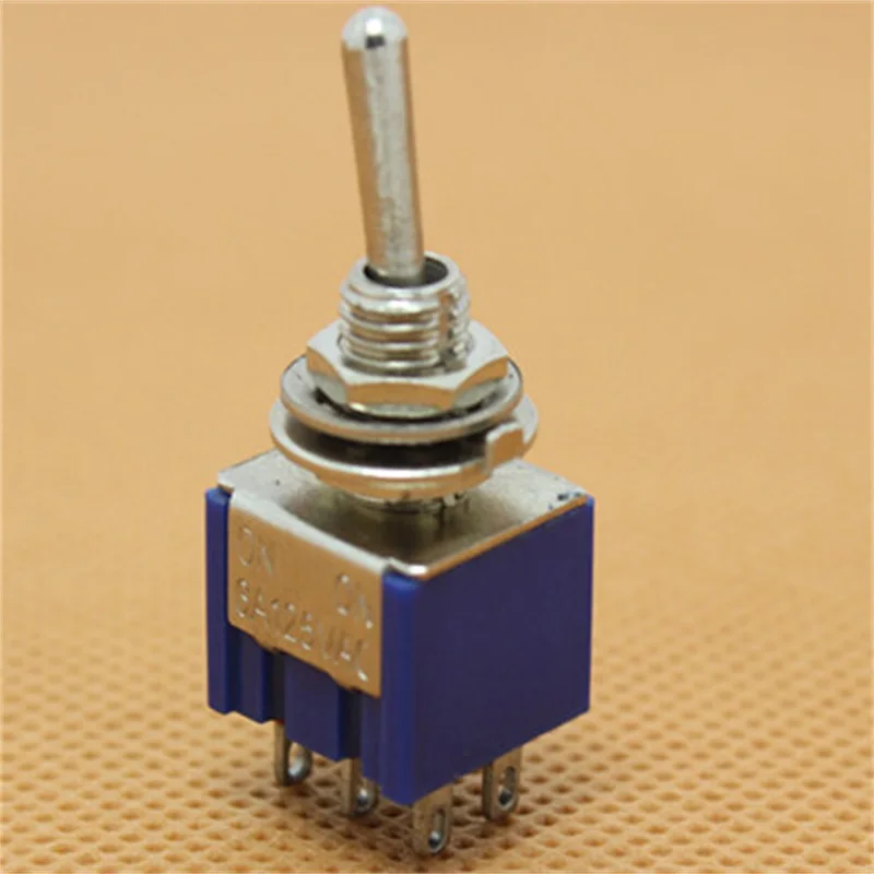 10pcs MTS 202 Mini toggle switch ON-ON rocker switch 6 pins lever switch 6mm цена 10pcs MTS 202 Mini toggle switch ON-ON rocker switch 6 pins lever switch 6mm цены онлайн